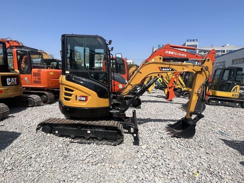 2023 Sany SY26U mini excavator, side view 2023 Sany SY26U mini excavator, side view