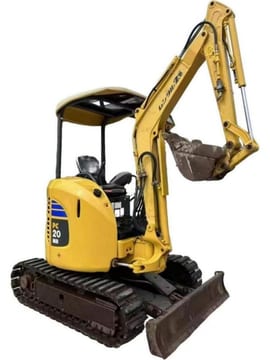 2020 Komatsu PC20MR mini excavator, side view 2020 Komatsu PC20MR mini excavator, side view