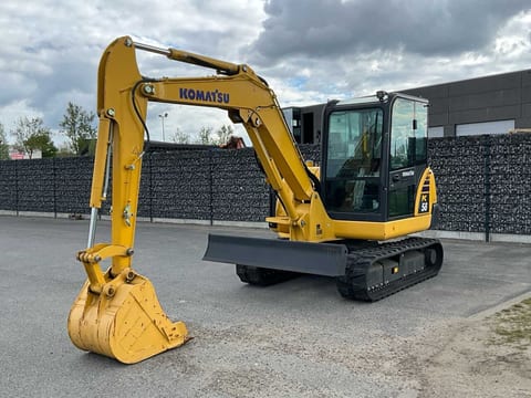 2022 Komatsu PC58-8 crawler excavator, side view 2022 Komatsu PC58-8 crawler excavator, side view