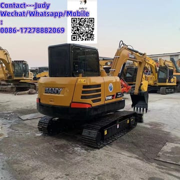 2024 Sany SY60C Pro mini excavator rear three-quarter view 2024 Sany SY60C Pro mini excavator rear three-quarter view