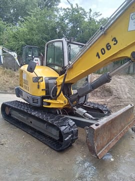 2017 Wacker Neuson ET90 crawler excavator, side view 2017 Wacker Neuson ET90 crawler excavator, side view