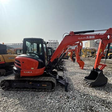 2024 Kubota KX163 mini excavator, side profile view 2024 Kubota KX163 mini excavator, side profile view