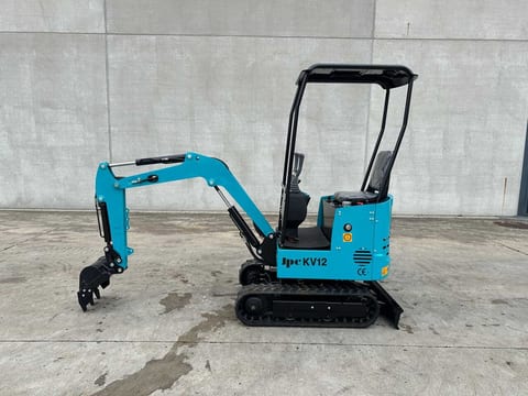 2025 JPC KV12 mini excavator, side view 2025 JPC KV12 mini excavator, side view