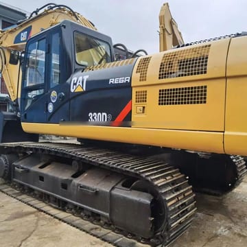 2018 Caterpillar 330D2 crawler excavator side view