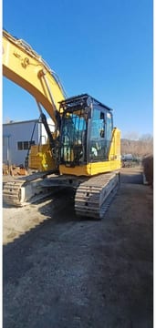 2020 Caterpillar 325 crawler excavator, front three-quarter view 2020 Caterpillar 325 crawler excavator, front three-quarter view