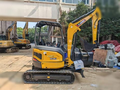 2022 XCMG XE26U mini excavator side view 2022 XCMG XE26U mini excavator side view