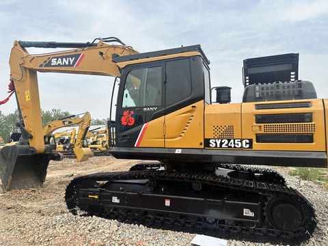 2023 Sany SY245C crawler excavator, side profile view 2023 Sany SY245C crawler excavator, side profile view
