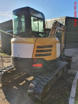 2022 Sany SY50 mini excavator rear view 2022 Sany SY50 mini excavator rear view