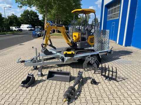 Mini-pelle Berger Kraus BK1250JSR Mini-pelle Berger Kraus BK1250JSR