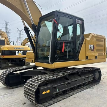 2023 Caterpillar 320GC crawler excavator, side profile view 2023 Caterpillar 320GC crawler excavator, side profile view