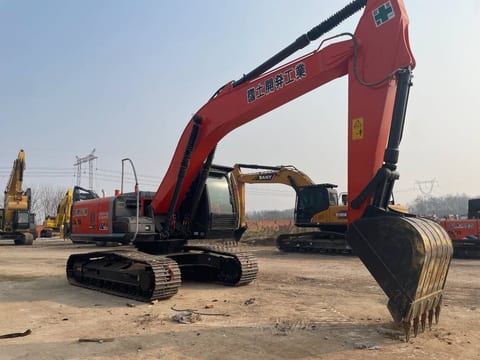 2023 Hitachi ZX240 crawler excavator, side view 2023 Hitachi ZX240 crawler excavator, side view