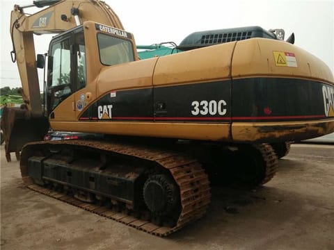 2017 Caterpillar 330C crawler excavator, rear three-quarter view 2017 Caterpillar 330C crawler excavator, rear three-quarter view