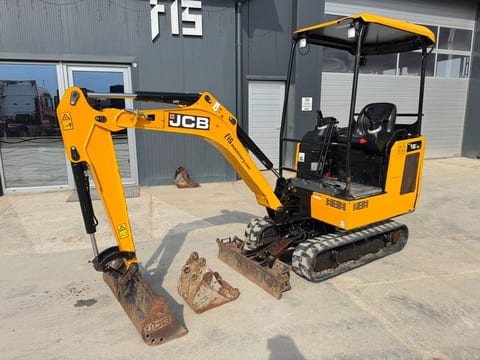 2022 JCB 16C-1 mini excavator, side view 2022 JCB 16C-1 mini excavator, side view