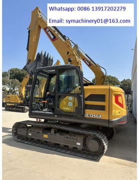 2026 XCMG XE135GA crawler excavator, side view 2026 XCMG XE135GA crawler excavator, side view