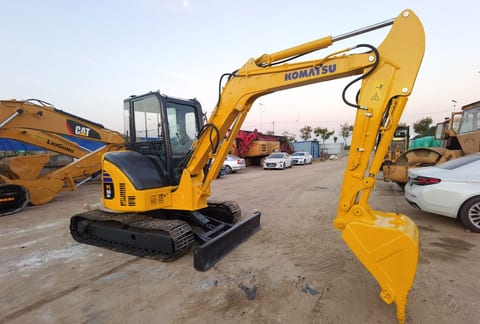 2024 Komatsu PC50MR mini excavator, side view 2024 Komatsu PC50MR mini excavator, side view