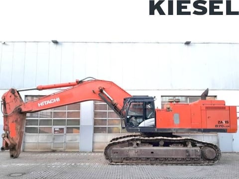 2015 Hitachi Zaxis 870 LCH crawler excavator side view 2015 Hitachi Zaxis 870 LCH crawler excavator side view