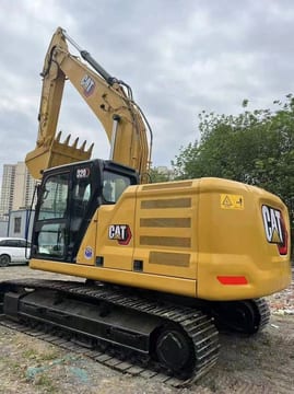 2024 Caterpillar 320GC crawler excavator, rear three-quarter view 2024 Caterpillar 320GC crawler excavator, rear three-quarter view