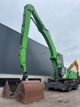 2018 Sennebogen 850 M E material handler, side view 2018 Sennebogen 850 M E material handler, side view