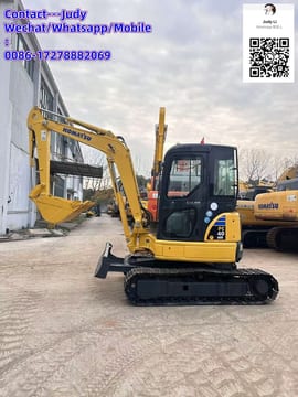 2021 Komatsu PC40MR mini excavator, side profile view 2021 Komatsu PC40MR mini excavator, side profile view