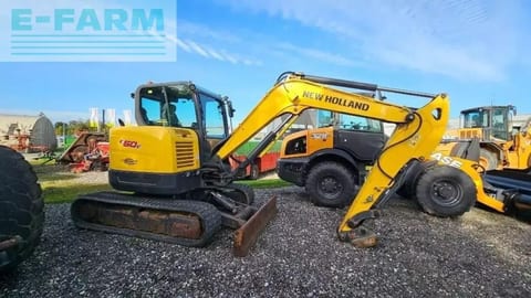 2018 New Holland E60C crawler excavator, side view 2018 New Holland E60C crawler excavator, side view