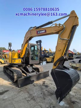2025 XCMG XE75GA crawler excavator, side view 2025 XCMG XE75GA crawler excavator, side view