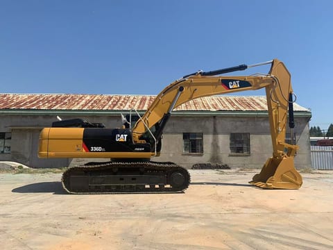 2023 Caterpillar 336D2L crawler excavator, side profile view