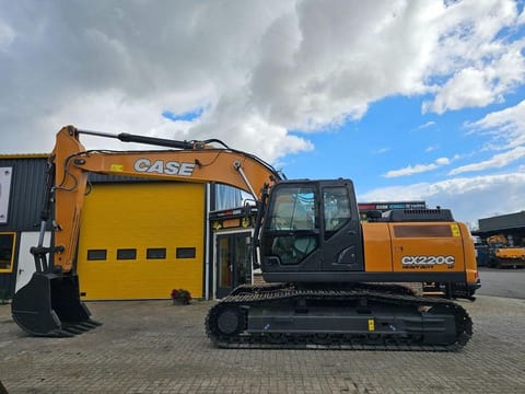 2025 CASE CX220C Crawler Excavator side profile view 2025 CASE CX220C Crawler Excavator side profile view