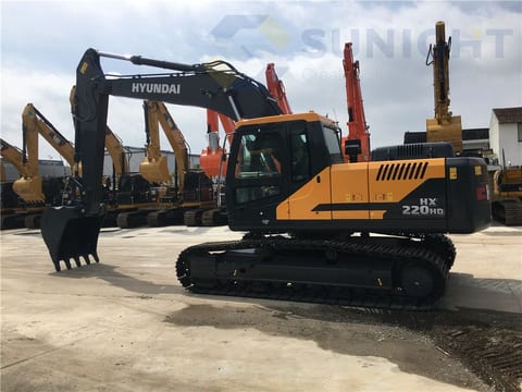 2026 Hyundai HX220HD crawler excavator side view 2026 Hyundai HX220HD crawler excavator side view