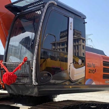 2023 Hitachi ZAXIS 210 crawler excavator cab view