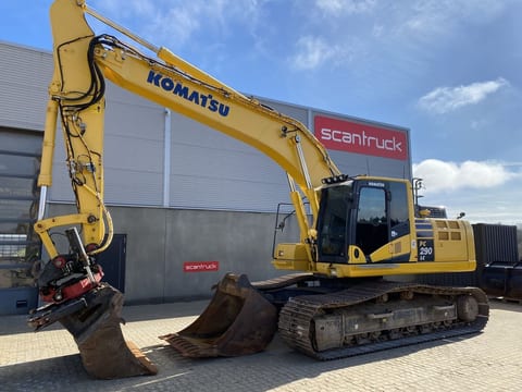 2018 Komatsu PC290LC-11 crawler excavator, side view 2018 Komatsu PC290LC-11 crawler excavator, side view