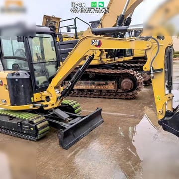 2025 Caterpillar 303CR mini excavator, front three-quarter view 2025 Caterpillar 303CR mini excavator, front three-quarter view