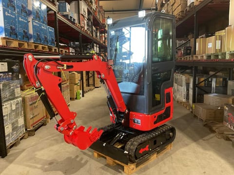 2025 Rhino-Cross R319 mini excavator, side view 2025 Rhino-Cross R319 mini excavator, side view