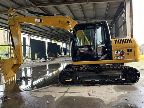 2023 Caterpillar 312D2 GC crawler excavator side view 2023 Caterpillar 312D2 GC crawler excavator side view