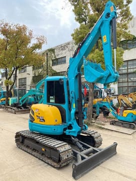 2023 Kubota U40 mini excavator, three-quarter view 2023 Kubota U40 mini excavator, three-quarter view