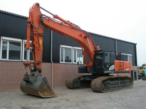 2017 Hitachi ZX490LCH-6 crawler excavator, side profile view 2017 Hitachi ZX490LCH-6 crawler excavator, side profile view