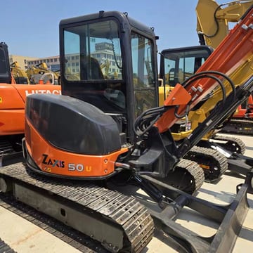 2020 Hitachi Zaxis 50U mini excavator, side view 2020 Hitachi Zaxis 50U mini excavator, side view