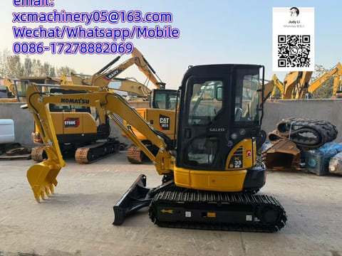 2021 Komatsu PC35 MR mini excavator, side profile view 2021 Komatsu PC35 MR mini excavator, side profile view