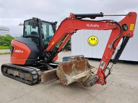 2022 Kubota U50-5 mini excavator, side view 2022 Kubota U50-5 mini excavator, side view
