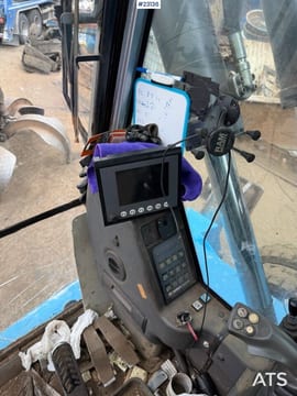 2011 Fuchs MHL350 wheel excavator cab interior view 2011 Fuchs MHL350 wheel excavator cab interior view