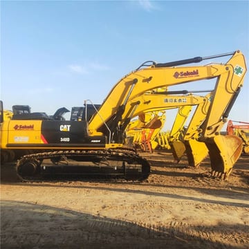 2023 Caterpillar 340D crawler excavator, side profile view 2023 Caterpillar 340D crawler excavator, side profile view