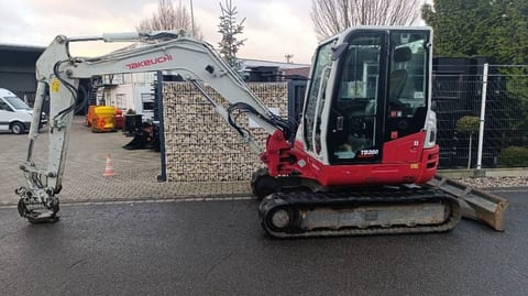 2014 Takeuchi TB260 mini excavator, side view 2014 Takeuchi TB260 mini excavator, side view