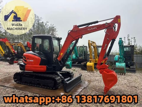 2023 Kubota KX165-5 mini excavator, side view 2023 Kubota KX165-5 mini excavator, side view