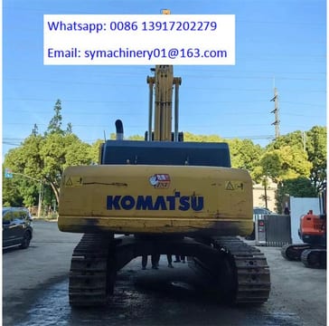 2023 Komatsu PC450-8 crawler excavator, rear view 2023 Komatsu PC450-8 crawler excavator, rear view