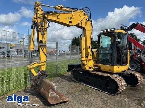 2017 Komatsu PC118MR-8 mini excavator, side view 2017 Komatsu PC118MR-8 mini excavator, side view