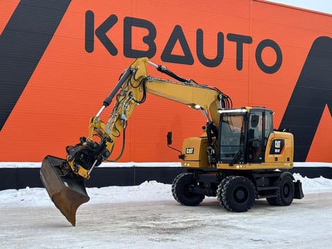 2017 Caterpillar M314F wheel excavator side view 2017 Caterpillar M314F wheel excavator side view