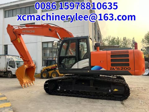 2023 Hitachi Zaxis 200 crawler excavator side view 2023 Hitachi Zaxis 200 crawler excavator side view