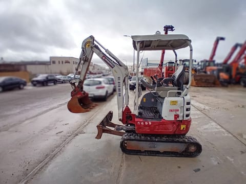 2019 Takeuchi TB215R mini excavator, side view 2019 Takeuchi TB215R mini excavator, side view