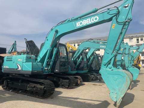 2023 Kobelco SK130-8 crawler excavator side view 2023 Kobelco SK130-8 crawler excavator side view