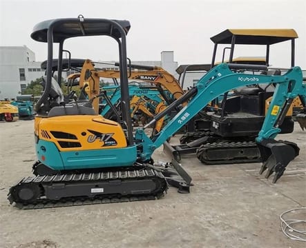 2024 Kubota U17 mini excavator, side view 2024 Kubota U17 mini excavator, side view