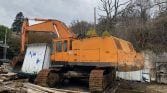 1981 Hitachi UH 20 crawler excavator, side view 1981 Hitachi UH 20 crawler excavator, side view